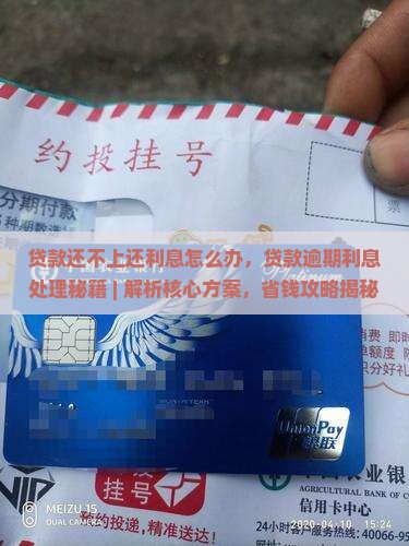 贷款还不上还利息怎么办