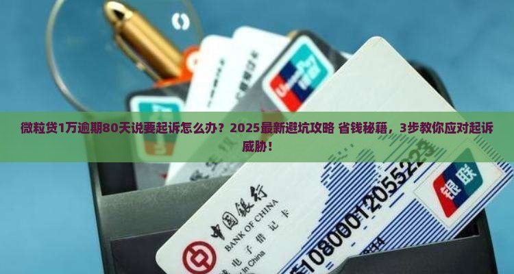 微粒贷1万逾期80天说要起诉怎么办