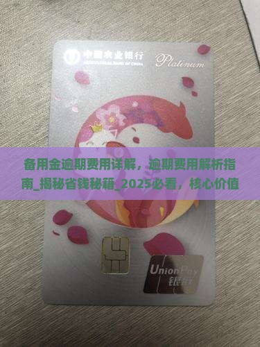 备用金逾期费用详解