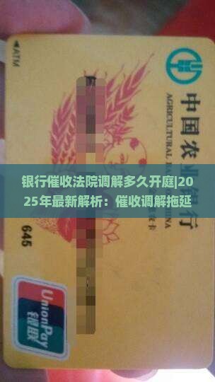 银行催收法院调解多久开庭需要多长时间
