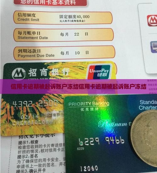 信用卡逾期被起诉账户冻结