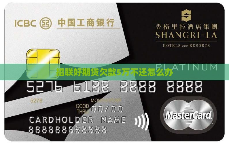 招联好期贷欠款5万不还怎么办