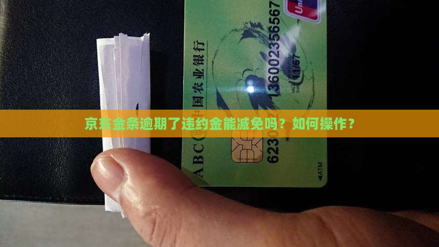 金条逾期了违约金能减免吗如何操作
