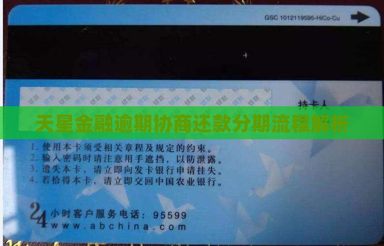 天星金融逾期二次分期还款流程解析