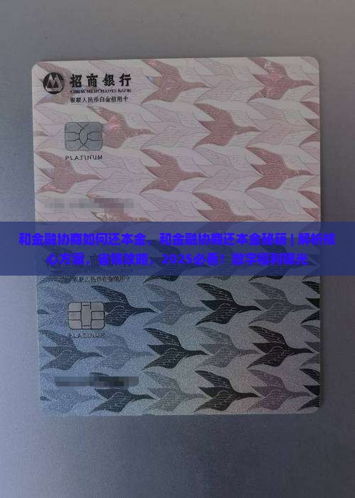 和招联金融协商如何还本金