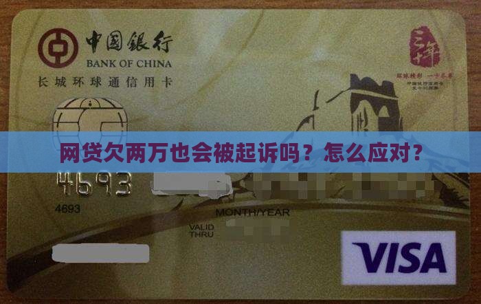 网贷欠两万也被起诉吗如何应对