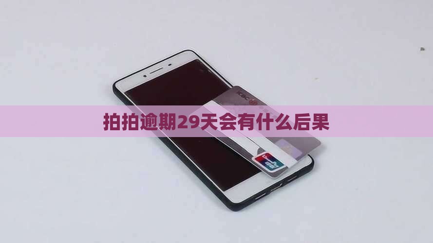 拍拍贷逾期29天会有什么后果