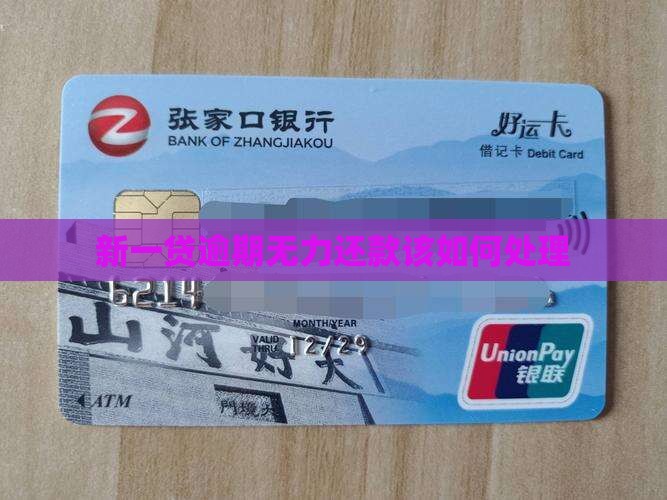 新一贷逾期无力还款该如何处理
