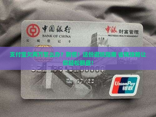 支付宝欠两万怎么办才好