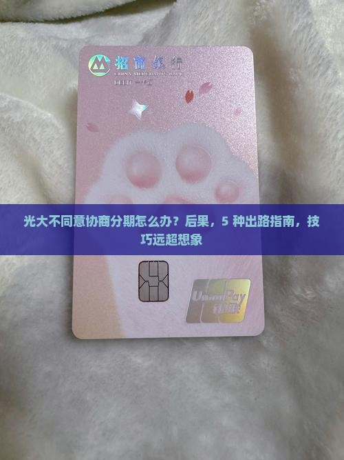 光大不同意协商分期还有其他解决办法吗