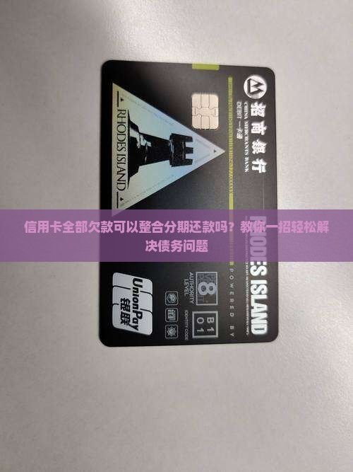 信用卡全部欠款可以整合分期还款吗