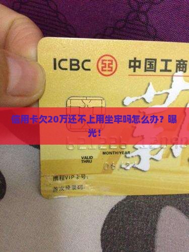 信用卡欠20万还不上用坐牢吗怎么办
