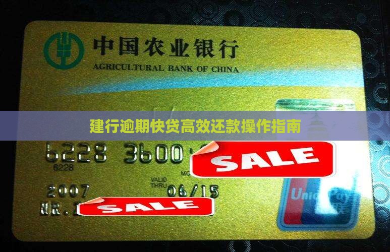 建行逾期快贷高效还款操作指南