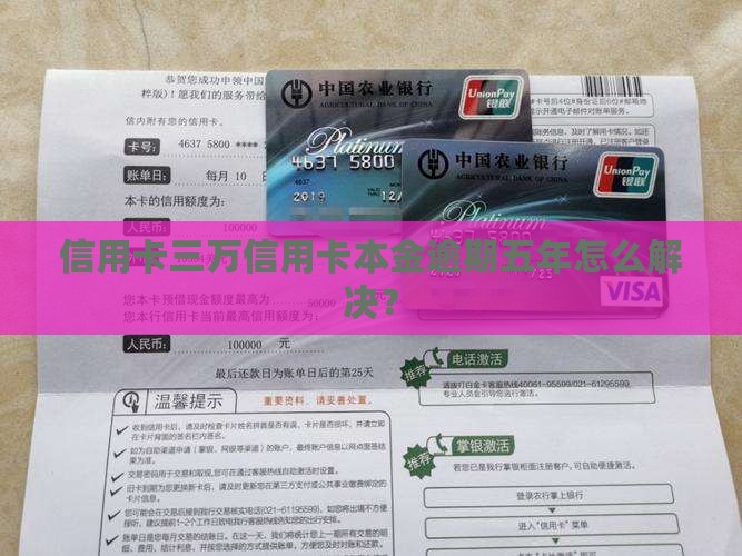 信用卡三万信用卡本金逾期五年怎么解决？