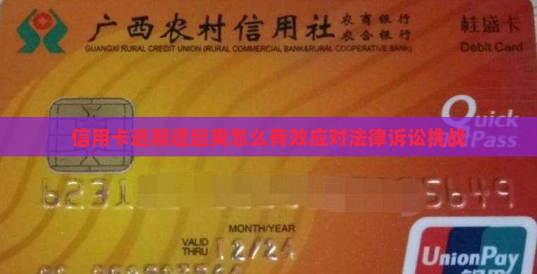 信用卡逾期遭起爽怎么有效应对法律诉讼挑战
