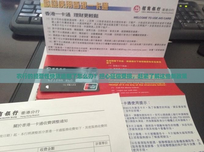 农行的经营性快贷逾期了怎么办？担心征信受损，赶紧了解这些新政策