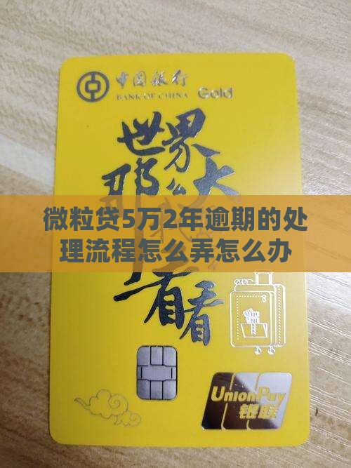 微粒贷5万2年逾期的处理流程怎么弄怎么办