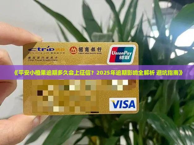 平安小橙果逾期多长时间会上征信