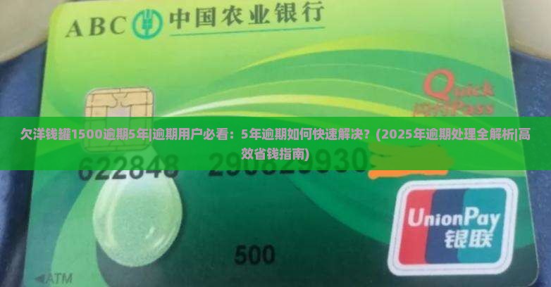 欠洋钱罐1500逾期5年怎么处理