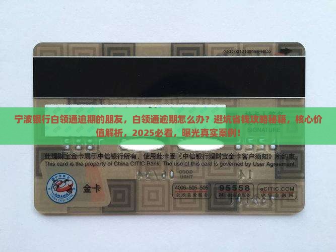 宁波银行白领通逾期的朋友