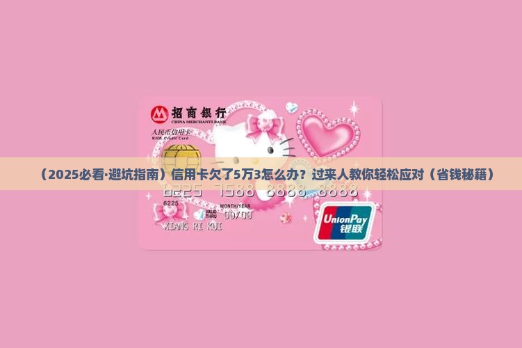 中信银行信用卡欠款5万3如何处理