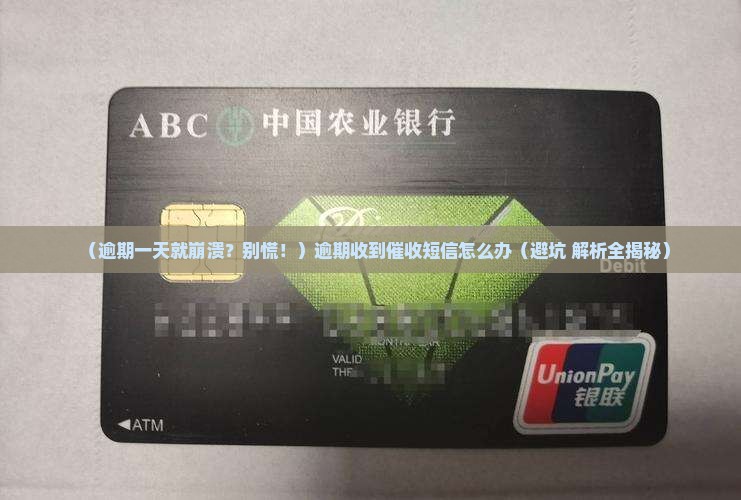 逾期一天就收到催收短信怎么办