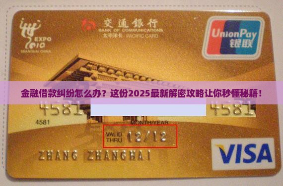 化解金融借款纠纷的法律途径