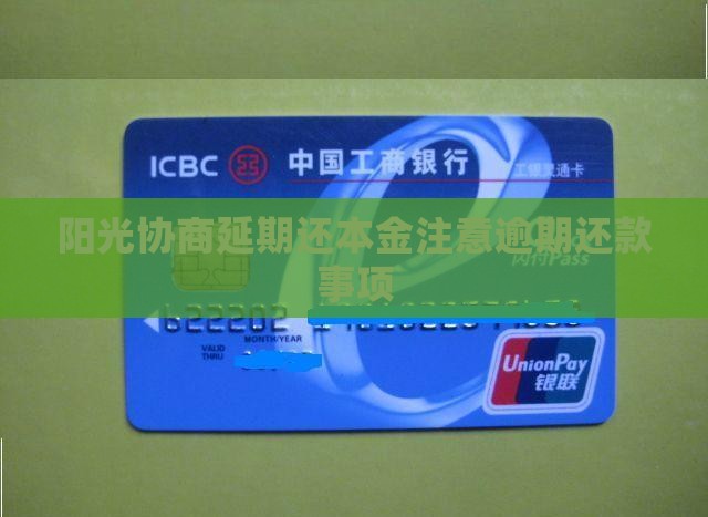 阳光薪贷协商延期还本金需要注意哪些事项