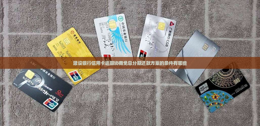 建设银行协商免息分期还款方案有哪些条件