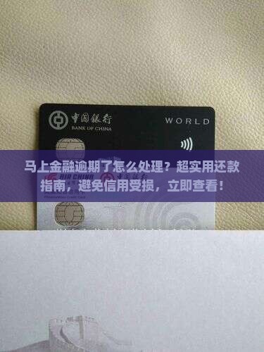 马上金融逾期了怎么处理