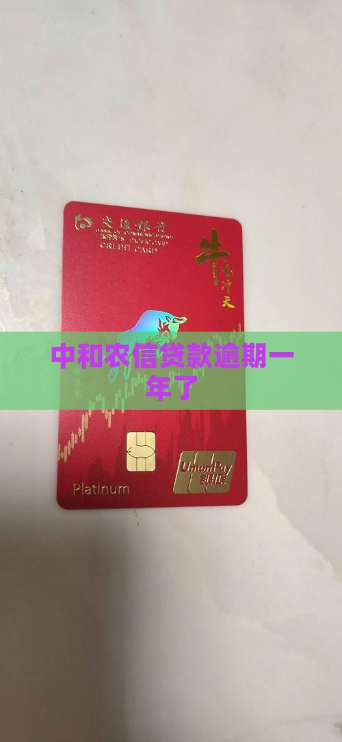 中和农信贷款逾期一年了