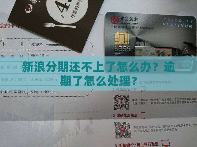 新浪分期主动还不了款怎么办