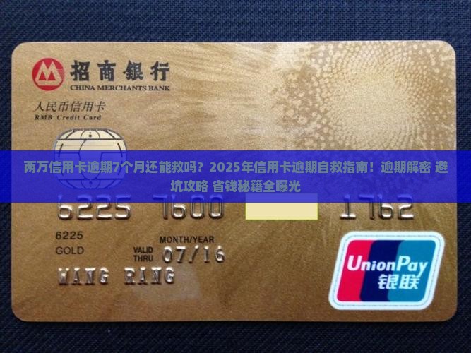 两万信用卡逾期7个月了