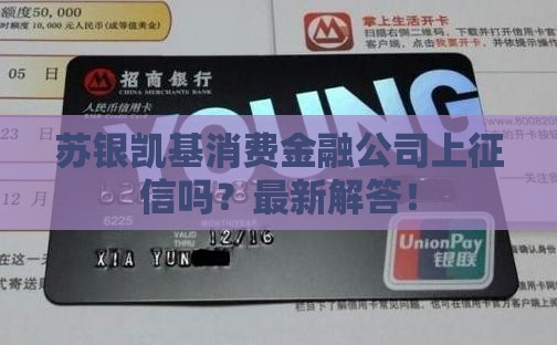 苏银凯基消费金融公司上征信吗