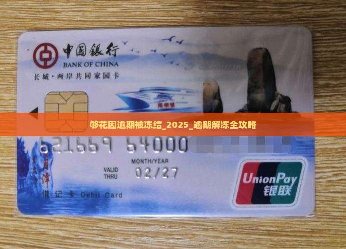 够花因逾期被冻结
