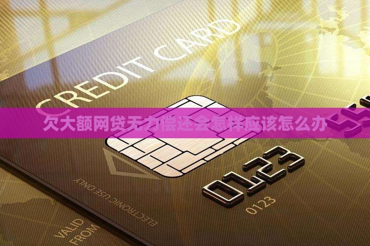 欠大额网贷无力偿还会怎样应该怎么办