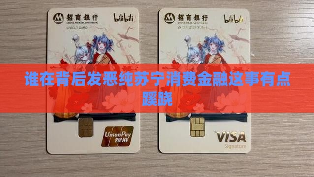 谁在背后发恶纯苏宁消费金融这事有点蹊跷