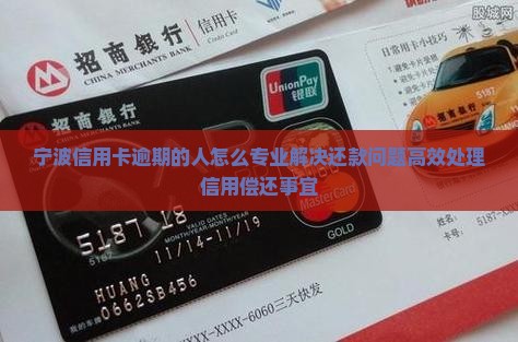 宁波信用卡逾期的人怎么专业解决还款问题高效处理信用偿还事宜