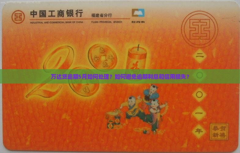 万达贷逾期5月如何处理？如何避免逾期利息和信用损失？