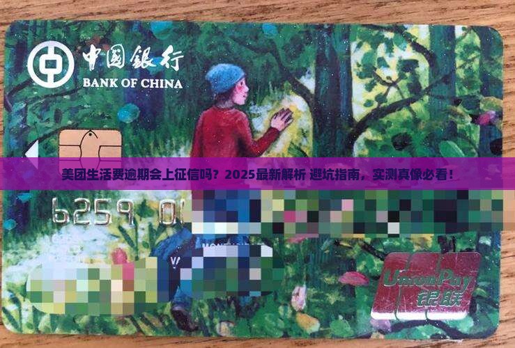 美团生活费逾期会上征信不