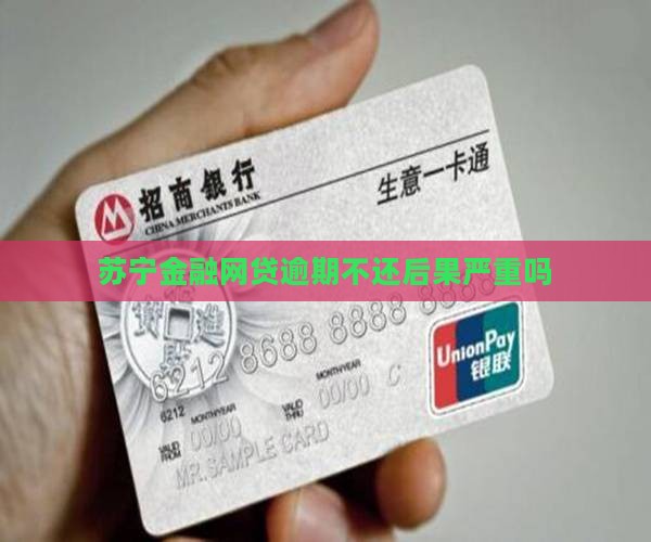 苏宁金融网贷逾期不还后果严重吗