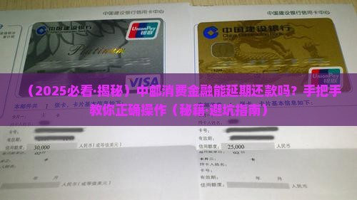 中邮消费金融能延期吗应如何操作