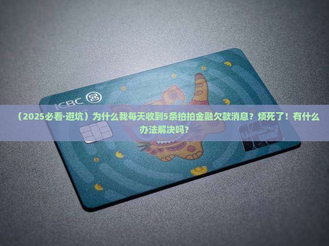 拍拍金融一直给我发欠款消息怎么办
