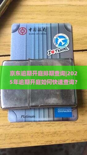 京东逾期开庭排期查询
