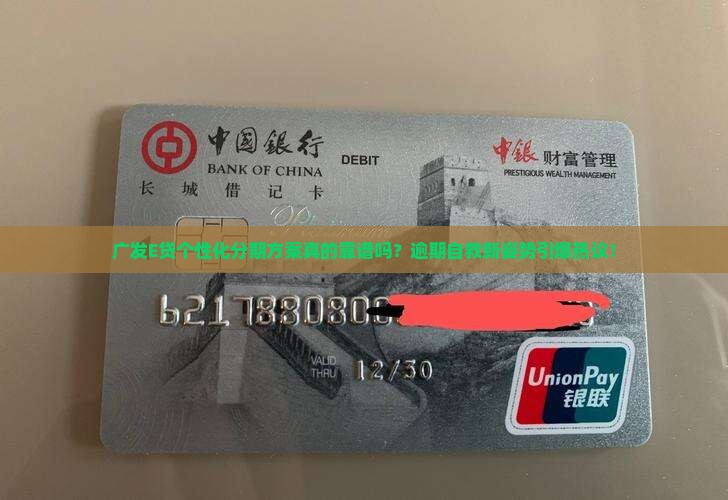 广发E贷个性化分期方案解析