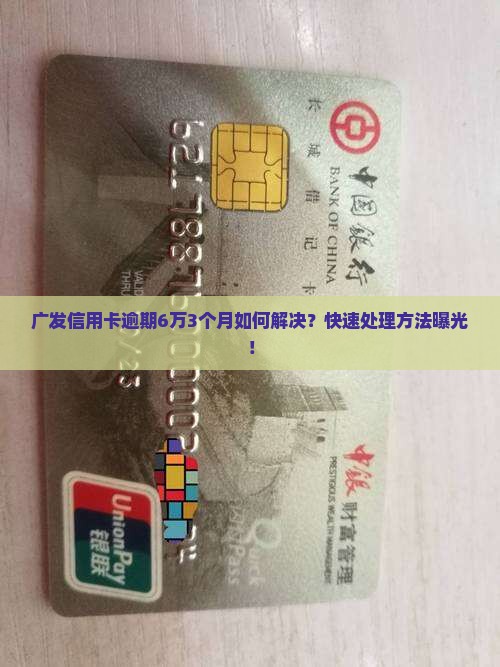 广发信用卡逾期6万3个月