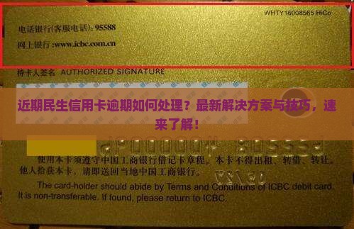 近期民生信用卡逾期如何处理