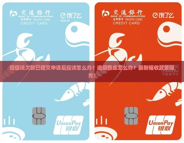 短信说欠款已提交申请后应该怎么办