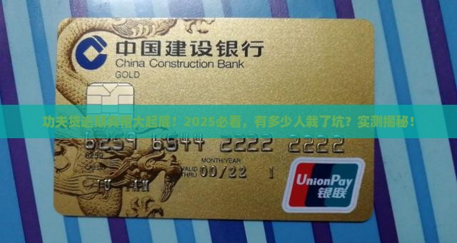 功夫贷逾期情况究竟有多少个人逾期