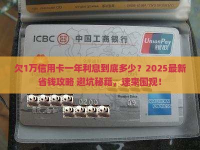 信用卡欠1万元一年利息如何计算